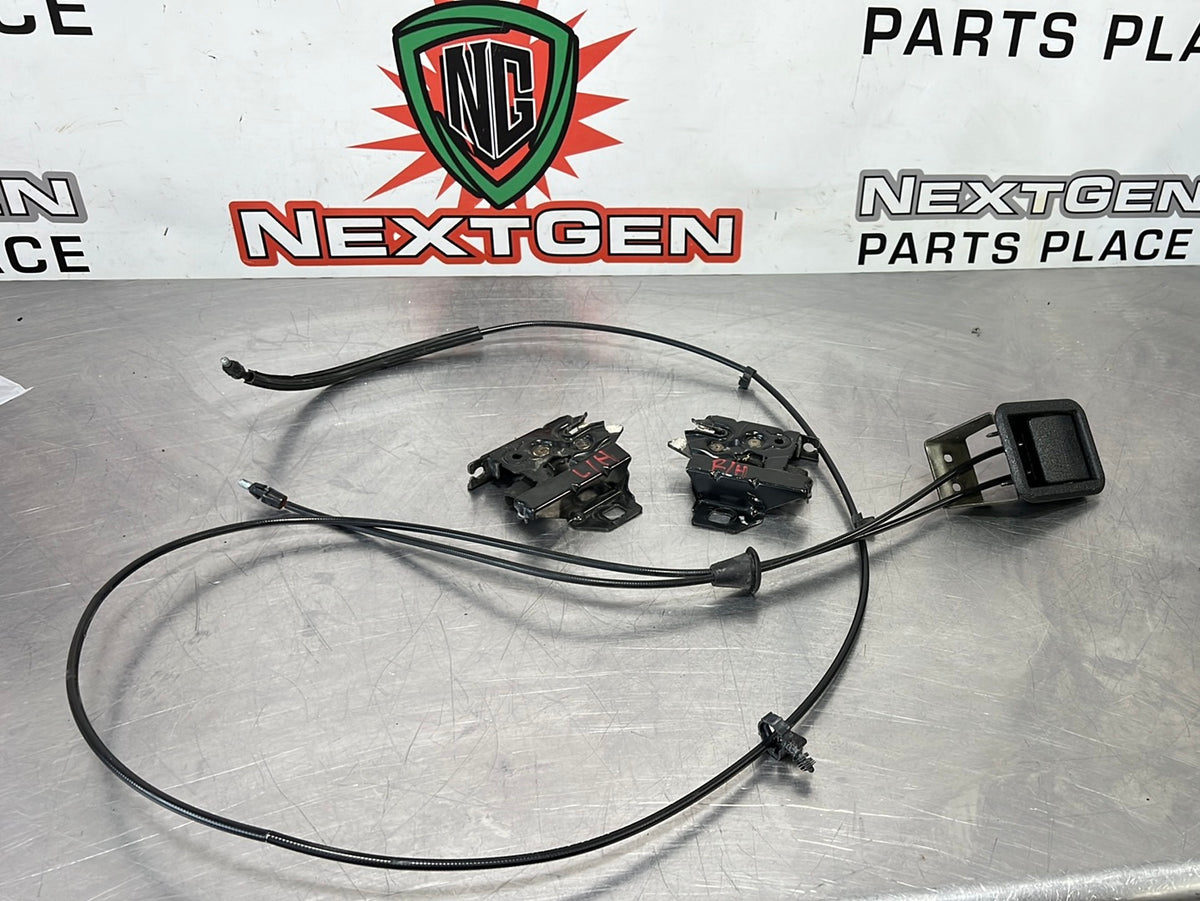 9704 C5 CORVETTE HOOD RELEASE LATCHES WITH CABLES OEM 303