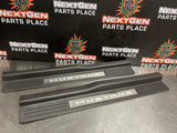 2014 FORD MUSTANG GT LH AND RH ILLUMINATED DOOR SILL TRIM SET OEM #970