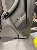 2012 CADILLAC CTS-V COUPE INTERIOR LH RH FRONT DOOR PANELS BLACK/WOODGRAIN OEM #1592