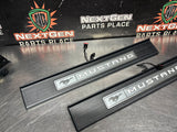 2015 FORD MUSTANG GT LH AND RH ILLUMINATED DOOR SILL TRIM SET OEM #1615
