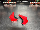 04-06 PONTIAC GTO TORRID RED ROCKER PANEL END CAP PAIR OEM #1027