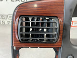 2005 FORD F250 LARIAT BLK WOODGRAIN DASH RADIO CLUSTER BEZEL TRIM LOADED OEM #519