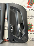 2016 FORD MUSTANG GT BLK CLOTH INTERIOR DOOR PANELS OEM #506