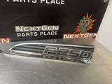 2012 FORD F250 DIESEL LH RH DRIVER PASSENGER SIDE FENDER EMBLEMS OEM #1235