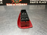 2007 C6 CORVETTE DRIVER WINDOW SWITCH RED OEM 10322620 #1080