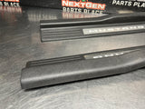 2011 FORD MUSTANG GT LH AND RH ILLUMINATED DOOR SILL TRIM SET OEM #1595