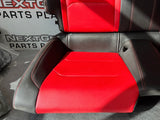 2023 CAMARO SS RED/ BLACK REAR LEATHER SEATS OEM #268