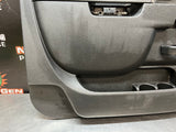 2012 CHEVY SILVERADO GMC SIERRA LH FRONT DRIVER DOOR PANEL EBONY #953