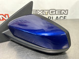 10-14 FORD MUSTANG GT LH DRIVER SIDE VIEW MIRROR DEEP IMPACT BLUE OEM #284
