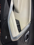 2021 CAMARO SS LH RH DOOR PANELS DOOR CARDS CERAMIC WHITE AND BLACK OEM #1556