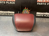 2024 FORD MUSTANG GT FRONT RH/LH HEADREST LEATHER W RED STITCH OEM #1226