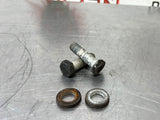 2005 C6 CORVETTE REAR CALIPER BOLTS ONE SIDE 2 BOLTS OEM