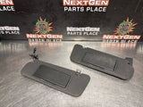08-09 PONTIAC G8 SUN VISORS SET LH RH DRIVER PASSENGER OEM #1036