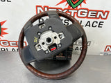 2011 FORD F250 KING RANCH LEATHER STEERING WHEEL OEM #505