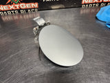 97-04 C5 CORVETTE FUEL DOOR GAS COVER ASSEMBLY SEBRING SILVER OEM #1613