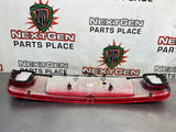 04-06 PONTIAC GTO LICENSE PLATE TRUNK FILLER PANEL RED #3801