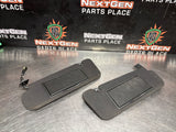 08-09 PONTIAC G8 SUN VISORS SET LH RH DRIVER PASSENGER OEM #1036