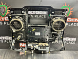 2014 FORD F350 RADIO BEZEL CLIMATE CONTROL WOOD TRIM #872