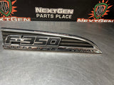 2012 FORD F350 DIESEL LH RH DRIVER PASSENGER SIDE FENDER EMBLEMS OEM #3920