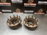 2010 FORD F550 SUPERDUTY FRONT BRAKE HUB ROTOR SPACER ADAPTERS 10 LUG OEM #W433