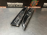2015 FORD F350 DIESEL LH RH DRIVER PASSENGER SIDE FENDER EMBLEMS OEM #1236