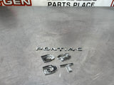 08-09 PONTIAC G8 GT TRUNK EMBLEMS OEM #555