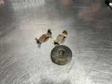 04-06 PONTIAC GTO RADIATOR RUBBER HOLD DOWN DONUT WITH BRACKETS OEM #1025