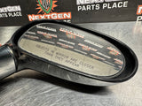 2007 C6 CORVETTE PASSENGER RH SIDE MIRROR BLK OEM #998