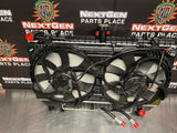 2010 CAMARO SS RADIATOR CONDENSER FAN ASSEMBLY MANUAL TRANSMISSION OEM #999