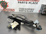 2016 FORD MUSTANG GT LH DRIVER WINDOW MOTOR REGULATOR OEM #506
