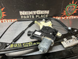 2014 CADILLAC CTS-V COUPE LH DRIVER SIDE WINDOW REGULATOR AND MOTOR OEM #1233