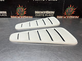 2013 FORD MUSTANG GT EXTERIOR REAR WINDOW LOUVERS WHITE OEM #1588