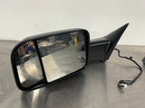 2013-2018 DODGE RAM LH DRIVER SIDE DOOR TOW MIRROR OEM 68142669AD #W312