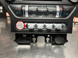 2016 FORD MUSTANG GT SHAKER 8” TOUCH RADIO FACE/CLIMATE CONTROL BEZEL OEM #841