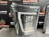2012 FORD F250 AFTERMARKET PROJECTOR HEADLIGHTS w/ BUILT-IN LED BLK HOUSING #916