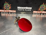 10-14 FORD MUSTANG GT FUEL DOOR GAS LID TANK COVER RED OEM #1290