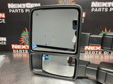 2014 FORD F350 LH DRIVER SIDE POWER FOLD TELESCOPIC HEATED MIRROR OEM #956