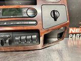 2008 FORD F250 RADIO BEZEL WOOD GRAIN LOADED OEM #298