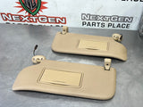 2012 FORD F350 KING RANCH SUN VISOR SET TAN OEM #471