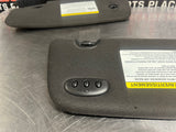 2014 FORD MUSTANG GT SUN VISORS OEM #970