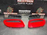2006 PONTIAC GTO HOOD VENTS / SCOOPS RED OEM #1522