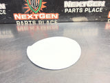 2019 FORD MUSTANG GT FUEL DOOR GAS LID TANK COVER WHITE OEM #1643