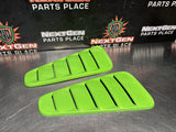 2014 FORD MUSTANG GT EXTERIOR REAR WINDOW LOUVERS GOTTA HAVE IT GREEN OEM #1291