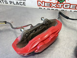 2016 FORD MUSTANG GT LF RF 4 PISTON BRAKE CALIPERS RED OEM #363