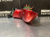 2008 C6 CORVETTE PASSENGER RH SIDE MIRROR CRYSTAL RED OEM #1266