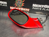 97 - 04 C5 CORVETTE RH PASSENGER SIDE MIRROR TORCH RED OEM #1190