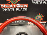 2011 FORD MUSTANG GT STEERING WHEEL RED LEATHER OEM #828