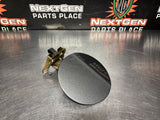 10-14 FORD MUSTANG GT FUEL DOOR GAS LID TANK COVER STERLING GREY METALLIC #1176