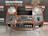 2008 FORD F250 RADIO BEZEL WOOD GRAIN LOADED OEM #298