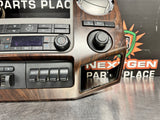 2011 FORD F250 F350 RADIO BEZEL CLIMATE CONTROL LOADED WOOD TRIM #1346